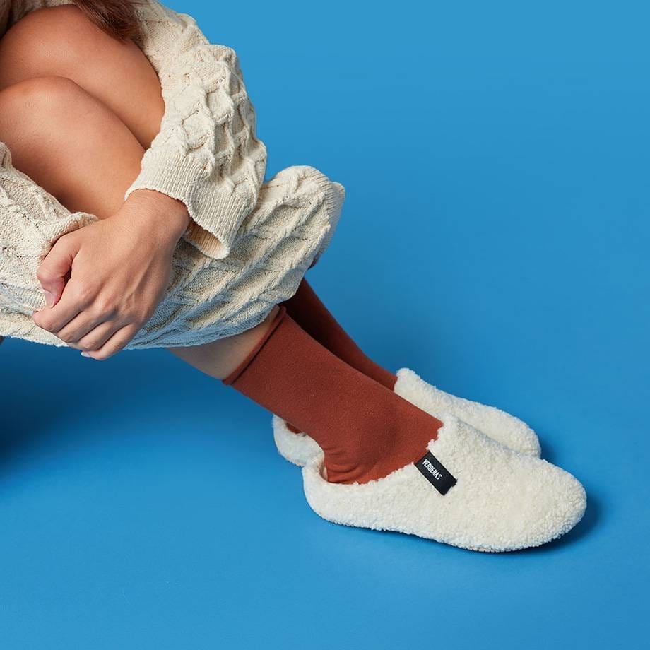 Chaussons verbenas femme york curly beige