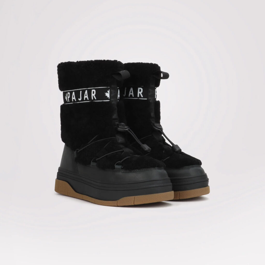 Bottes fourrées noires pajar