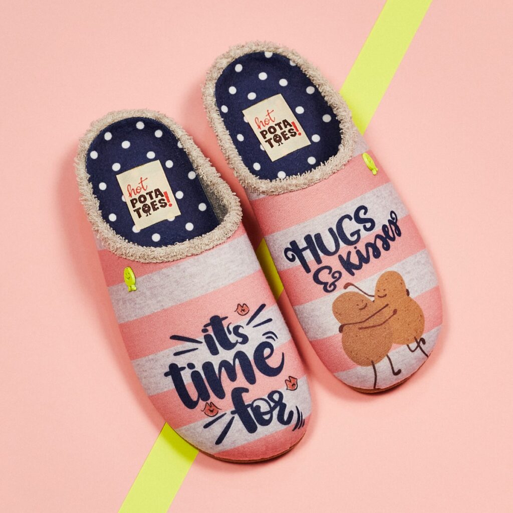  chaussons rose hot potatoes