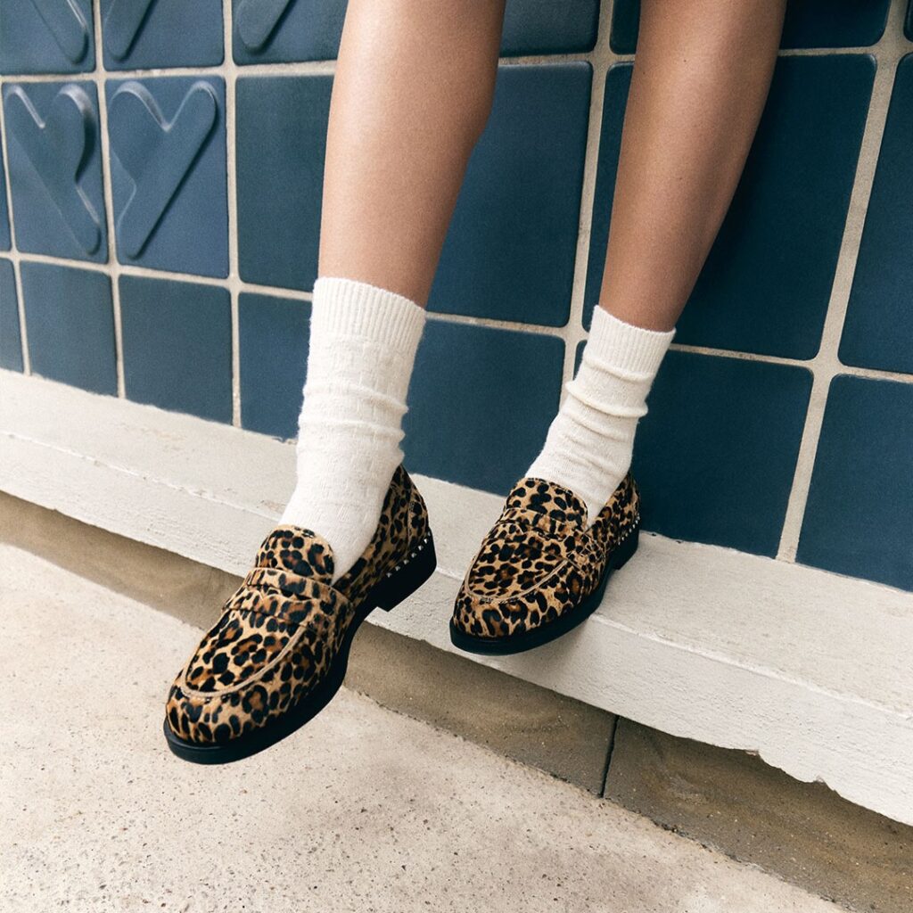 mocassins léopards ash femme