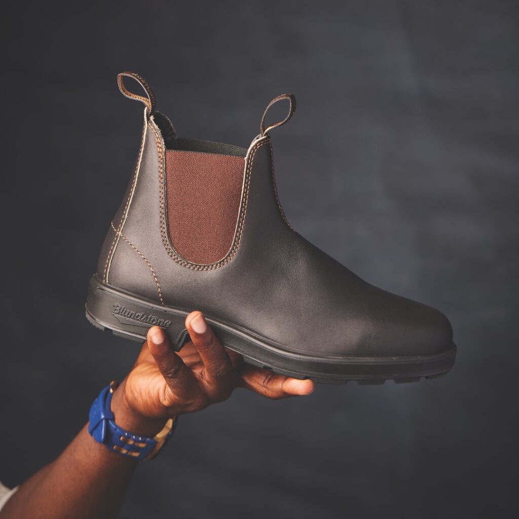 Bottine blunstone homme marron