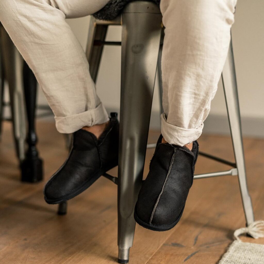 Chaussons shepherd of sweden gris homme