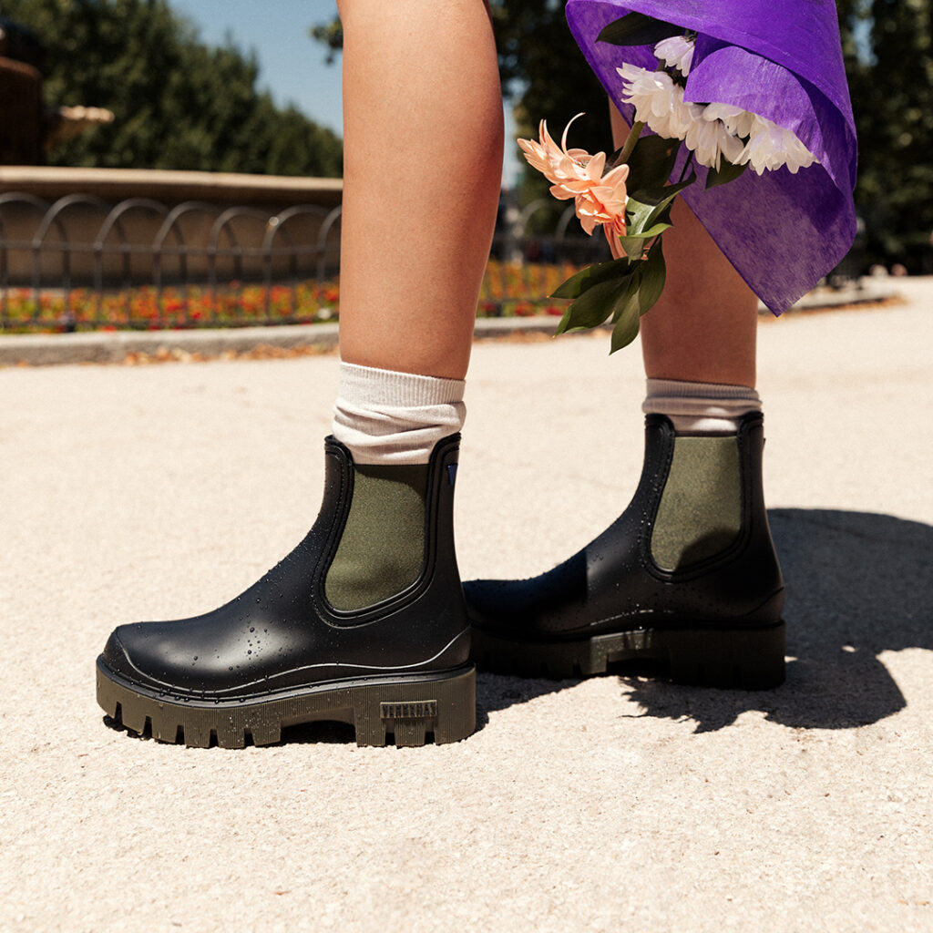 Botte de pluie verbenas kaki