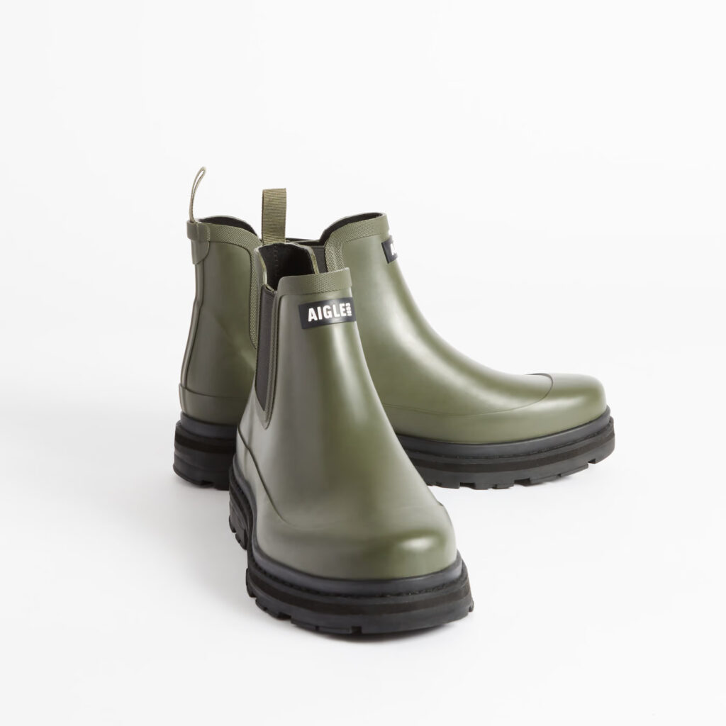 Botte de pluie Aigle femme kaki