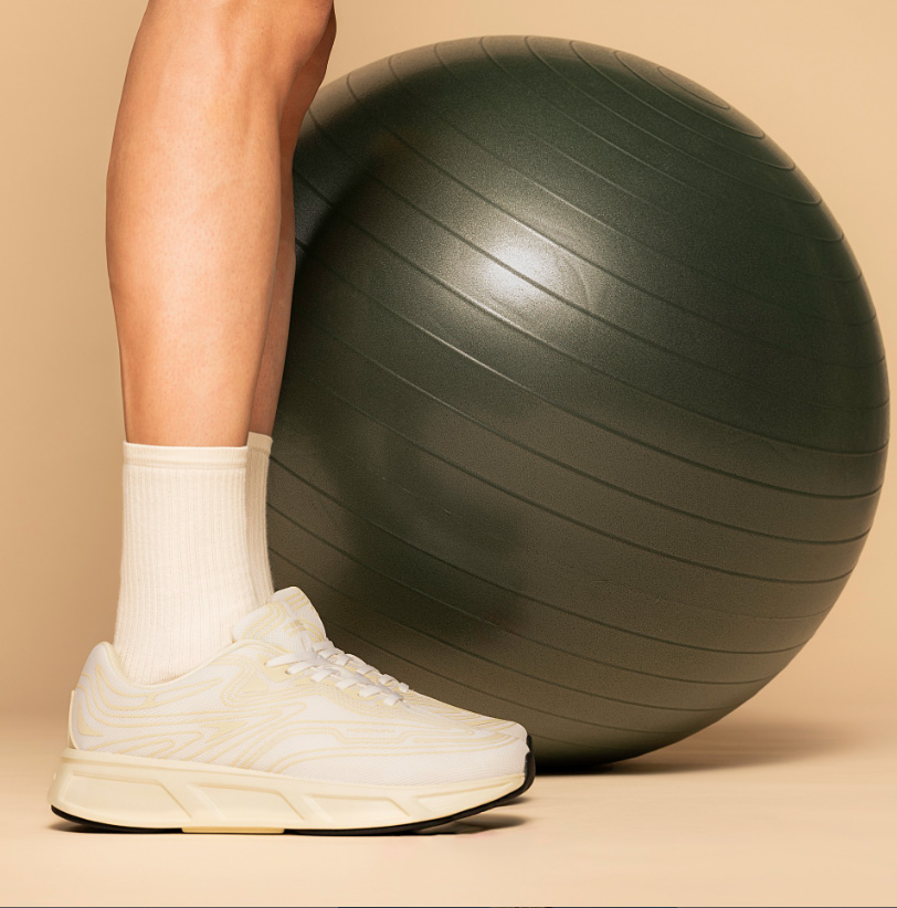 Basket Fessura walk crème femme