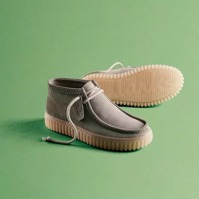 Chaussures habillées grise Clarks homme