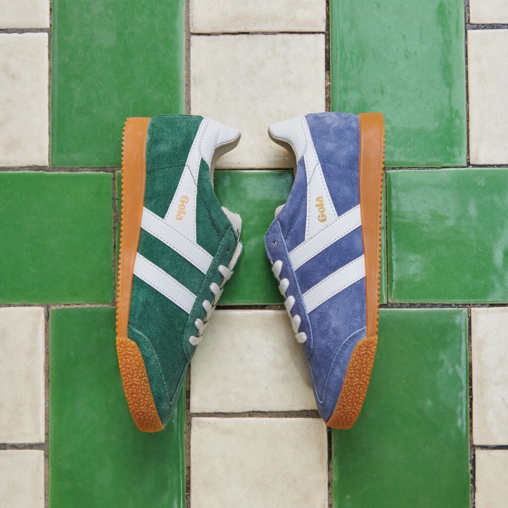 Basket d'été Gola verte homme
