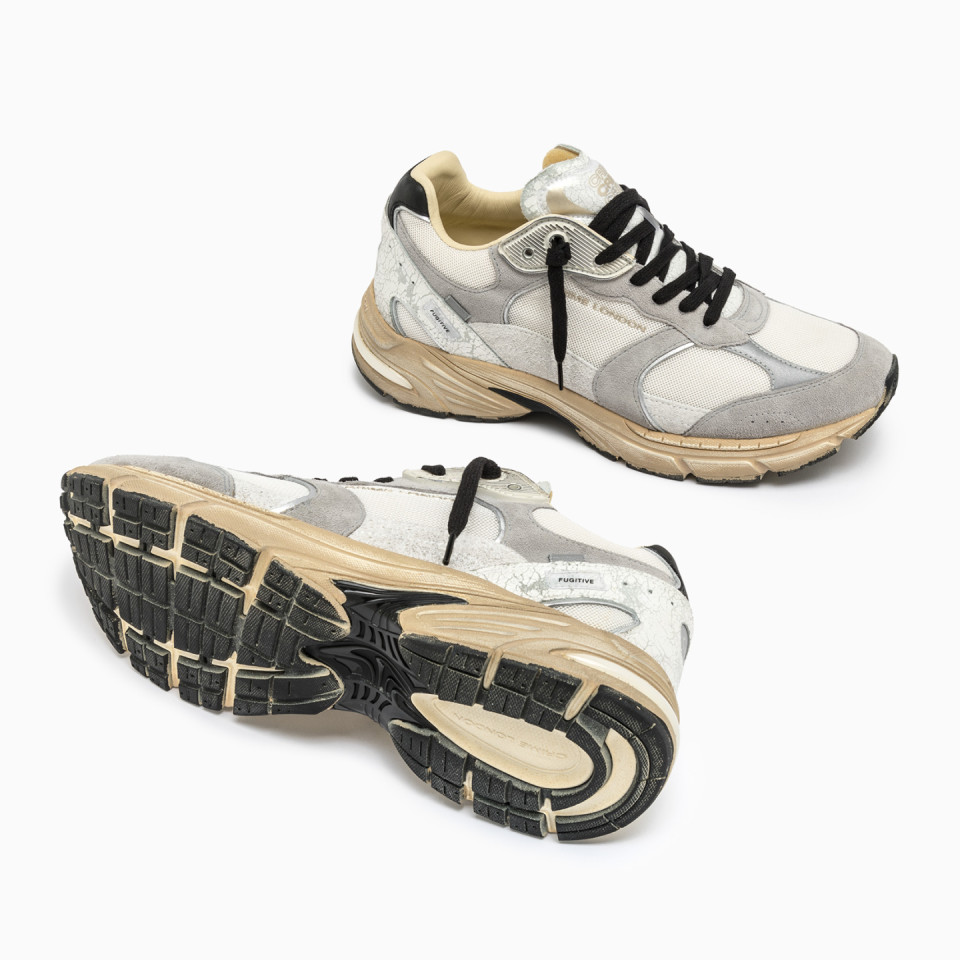 Baskets Crime London Fugitif gris