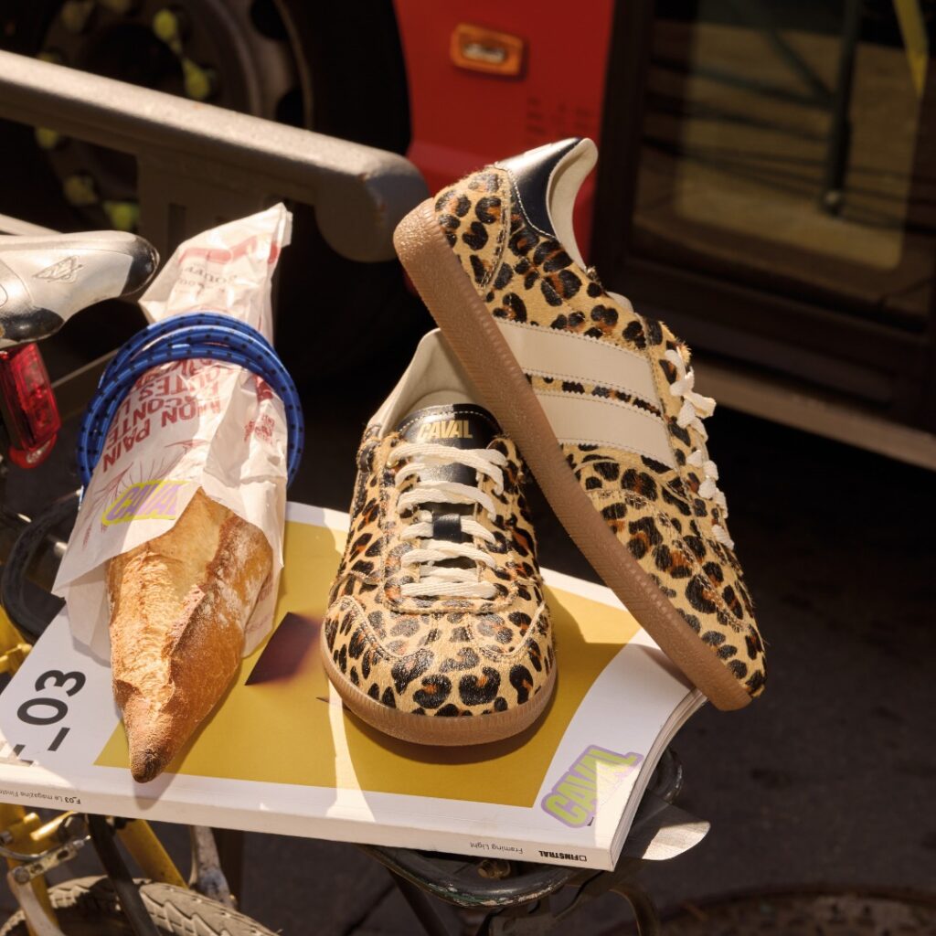Basket Caval pulse leopard femme