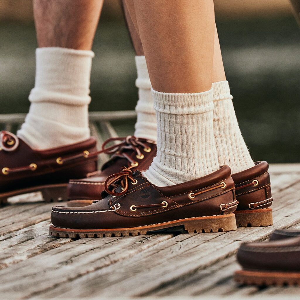 Chaussures bateau Timberland marron
