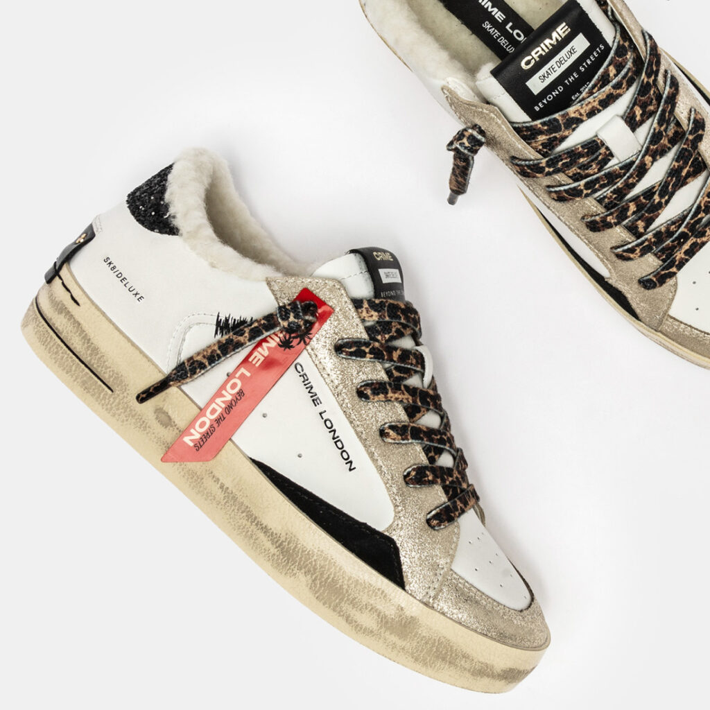 Baskets Crime london deluxe moumoute leo 2