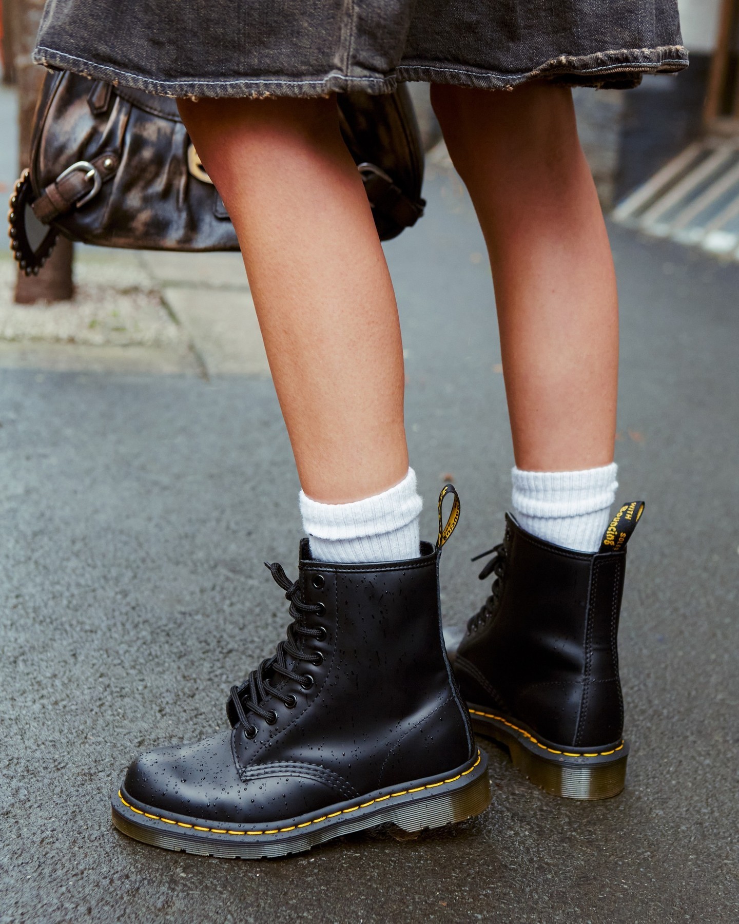Dr martens bottine noire femme