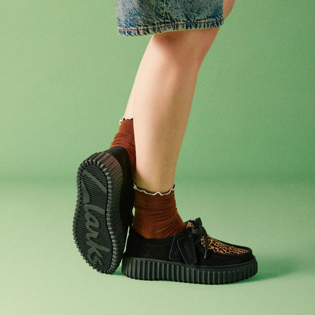 Chaussures rentrée Clarks mocassin léopard