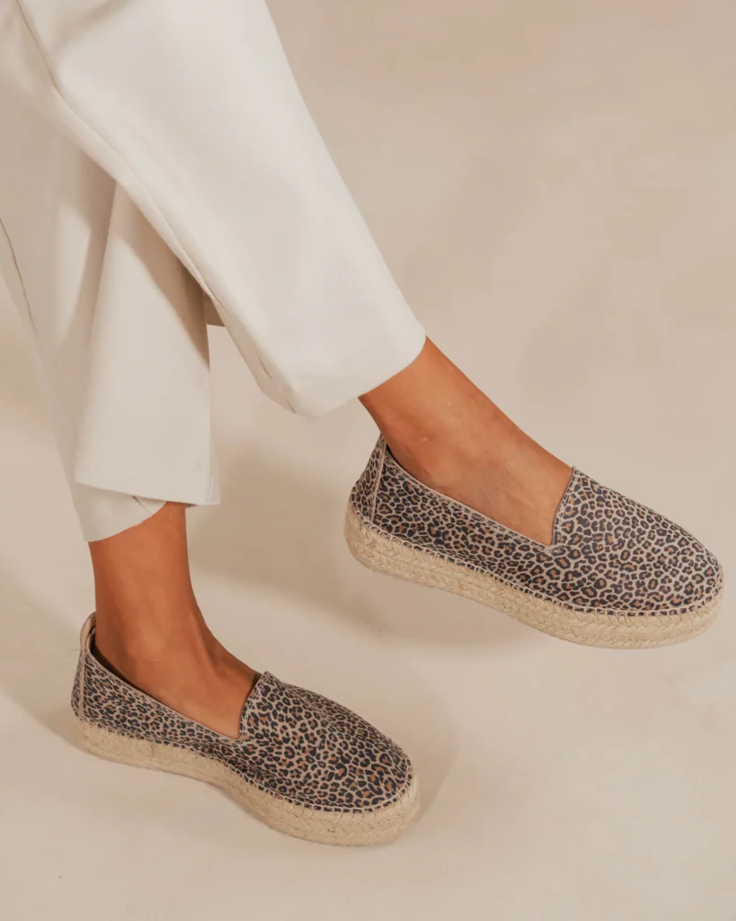 Espadrille femme léopard Bayona