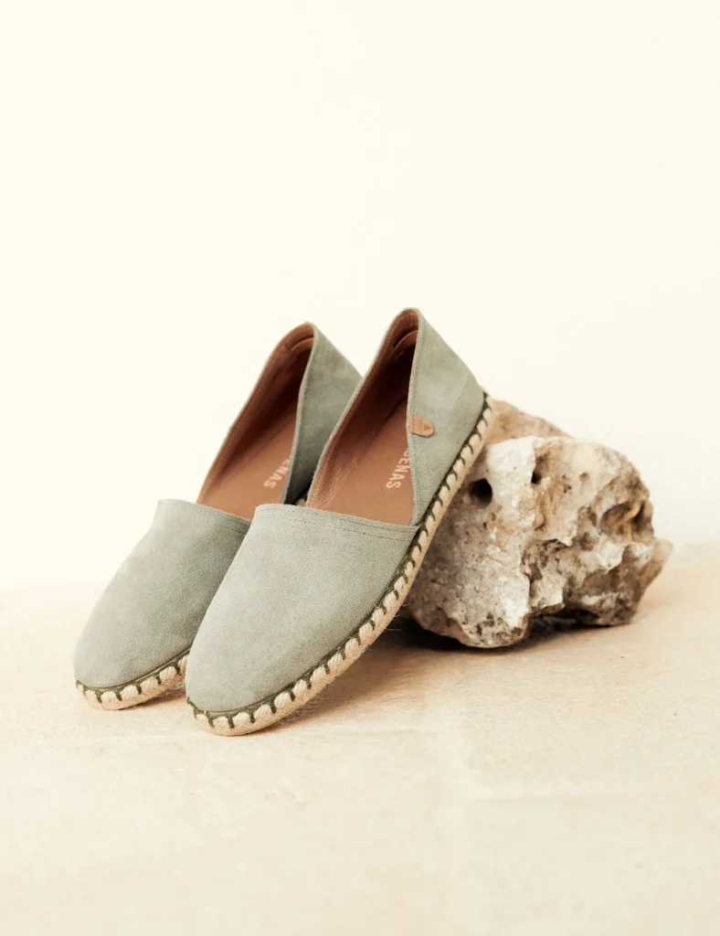 Espadrille femme kaki Verbenas